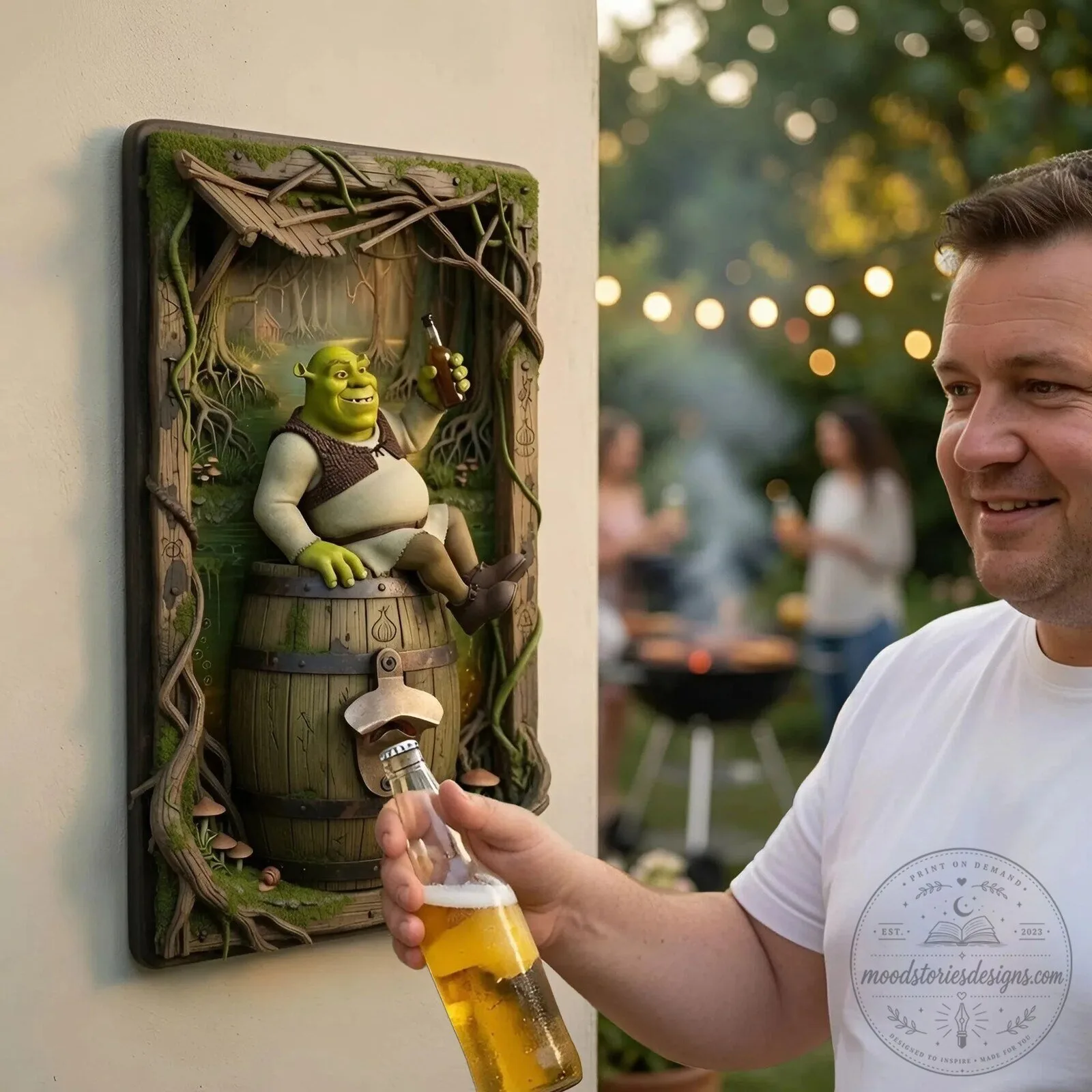 Shrek Personalized Wall Mounted Bottle Opener for Home Bar Decor 6 Shrek Personalized Wall Mounted Bottle Opener for Home Bar Decor