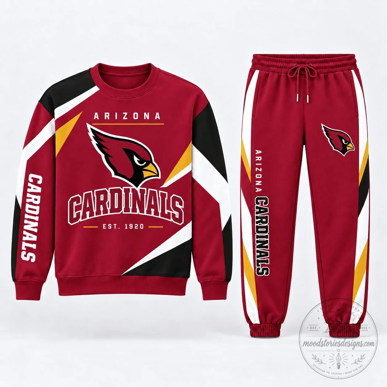 Arizona Cardinals Football Team Red Sweatshirt and Jogger Pants Set