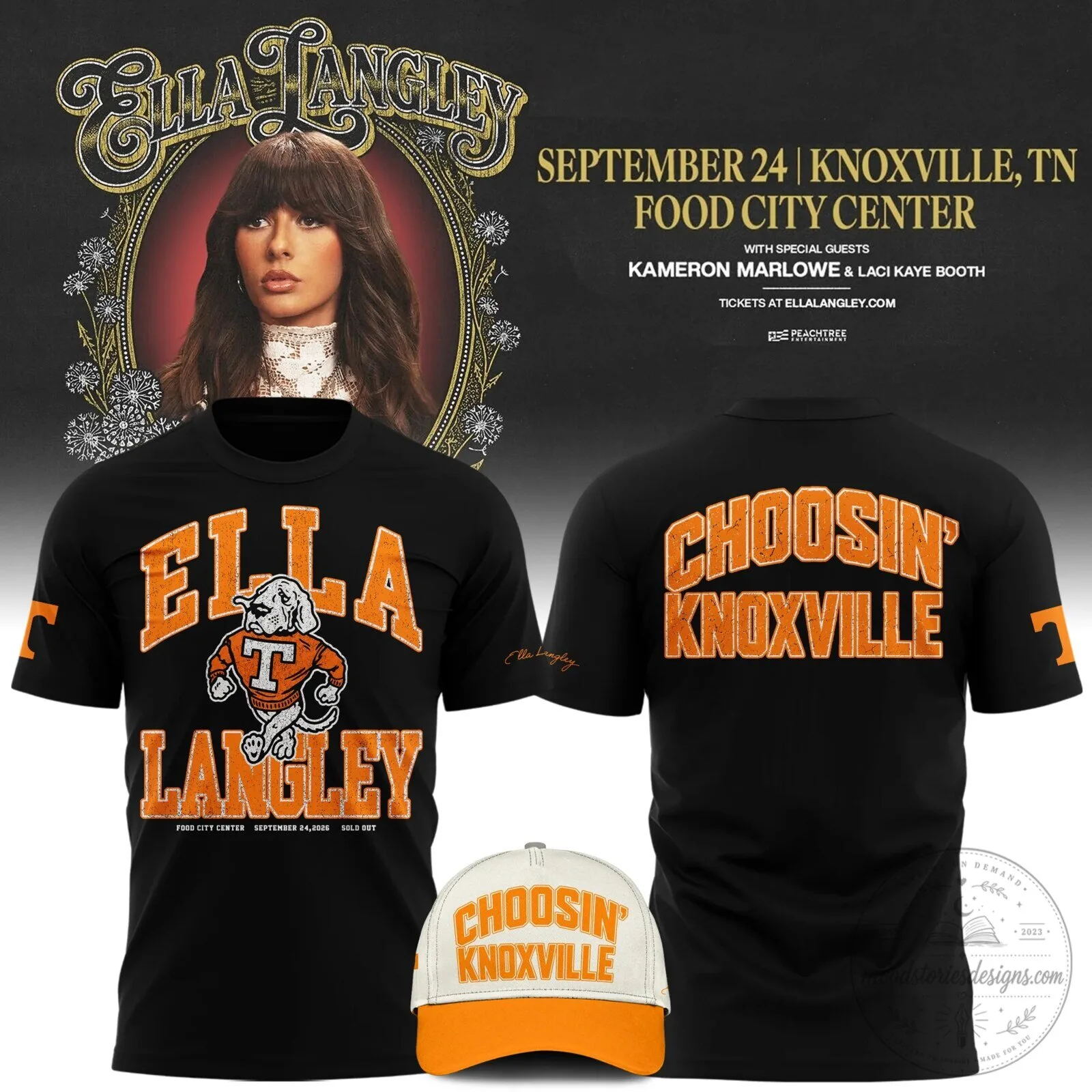 Ella Langley Choosin' Knoxville Concert Tour T-Shirt