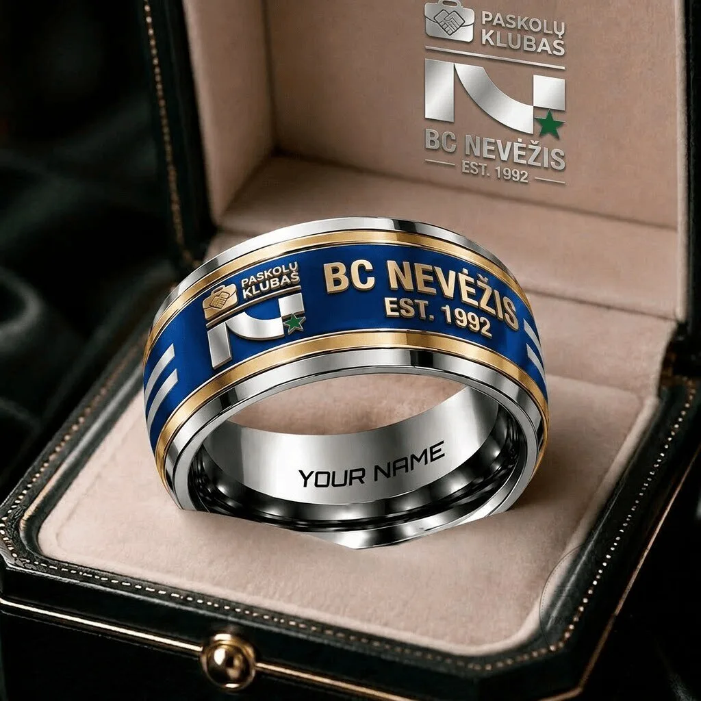 BC Nevėžis Personalized Basketball Team Ring for Men and Women