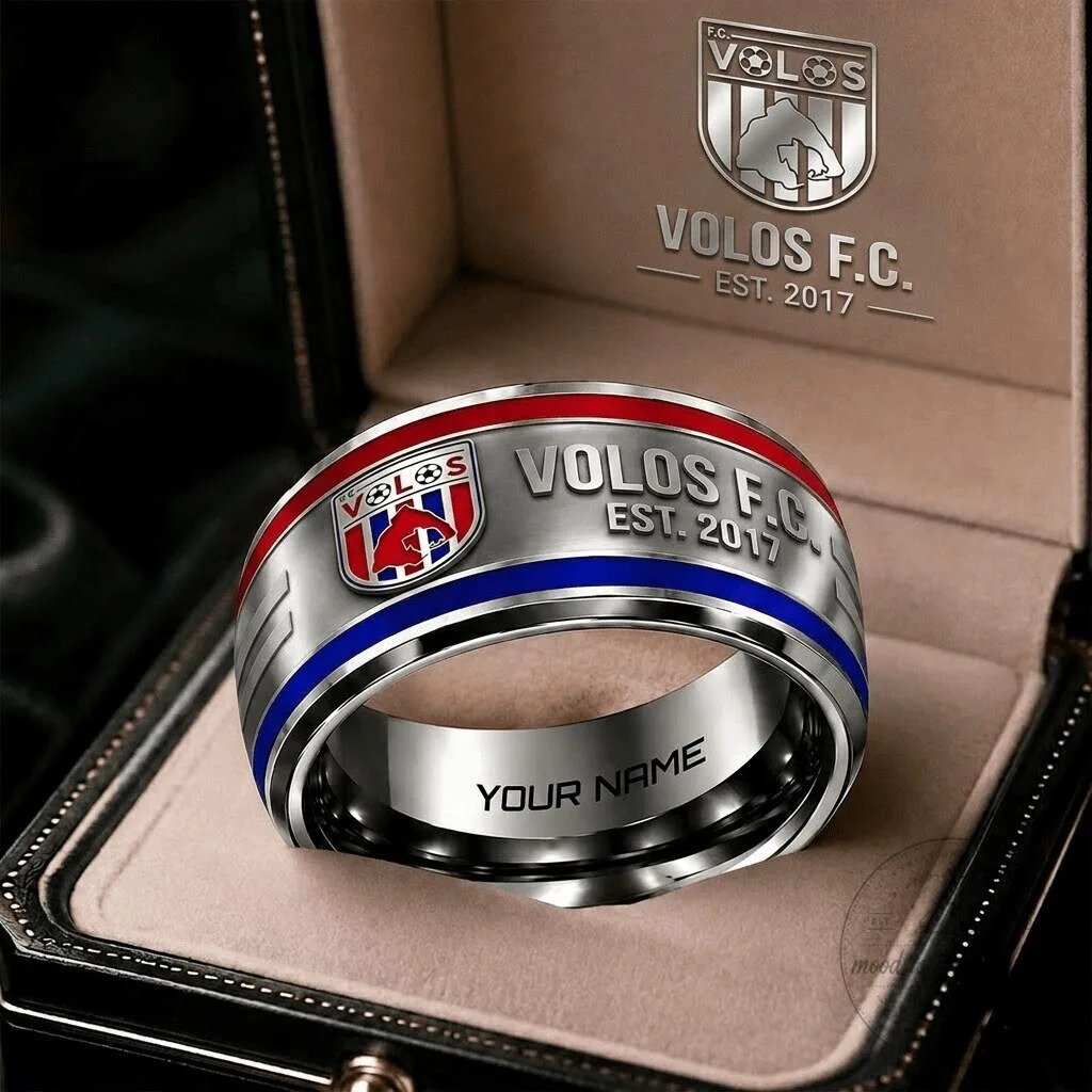 Volos FC Super League Greece Football Club Personalized Ring