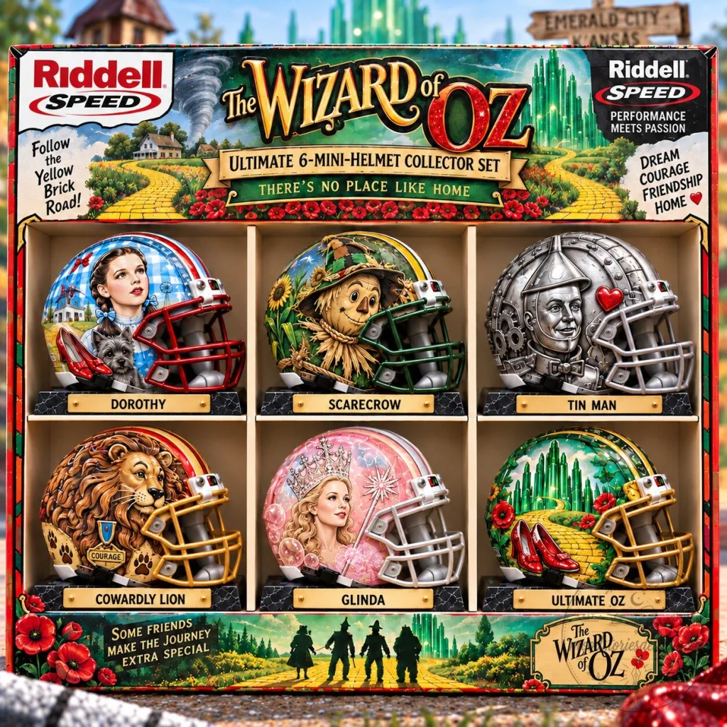 The Wizard of Oz Ultimate 6-Mini Helmet Collector Set The Wizard of Oz Ultimate 6-Mini Helmet Collector Set