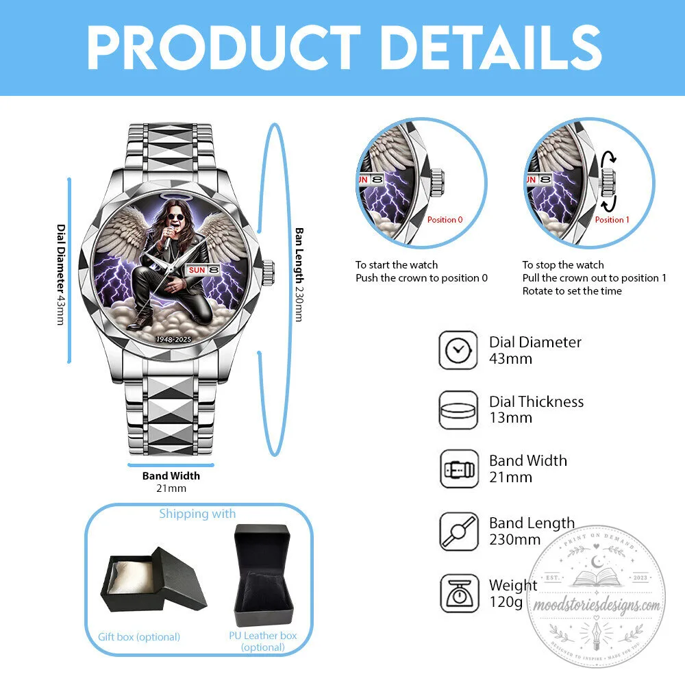 Ozzy Osbourne Rock and Roll Music Legend Commemorative Wrist Watch 11 Ozzy Osbourne Rock and Roll Music Legend Commemorative Wrist Watch