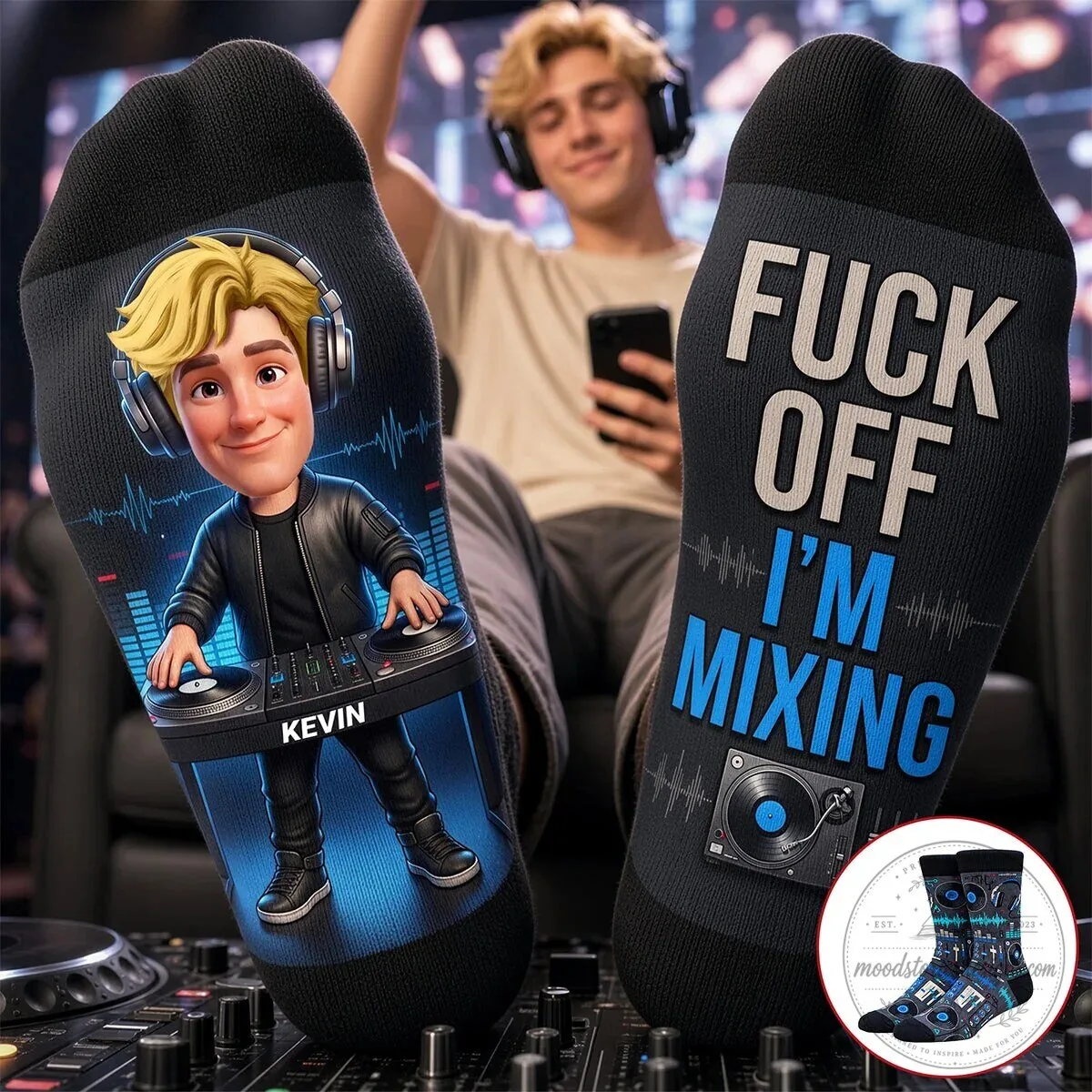 Skrillex DJ Mixing Beats Music Lover Socks 10 Skrillex DJ Mixing Beats Music Lover Socks