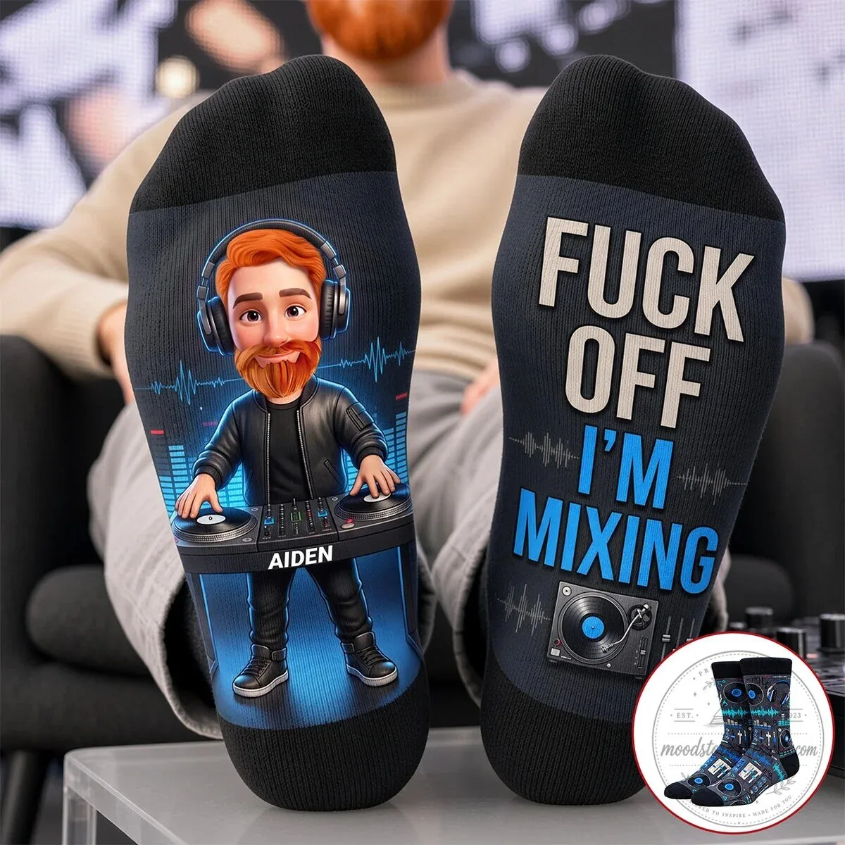 Skrillex DJ Mixing Beats Music Lover Socks 11 Skrillex DJ Mixing Beats Music Lover Socks