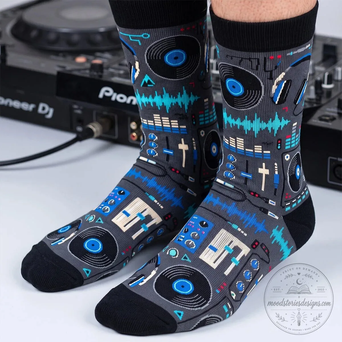 Skrillex DJ Mixing Beats Music Lover Socks 13 Skrillex DJ Mixing Beats Music Lover Socks
