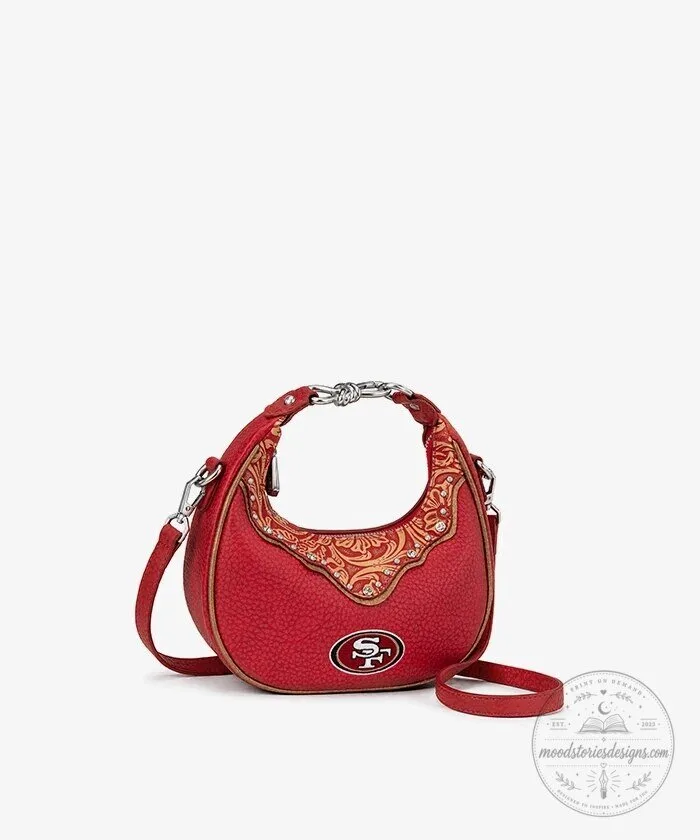 San Francisco 49ers NFL Football Team Red Crossbody Bag Purse 16 San Francisco 49ers NFL Football Team Red Crossbody Bag Purse