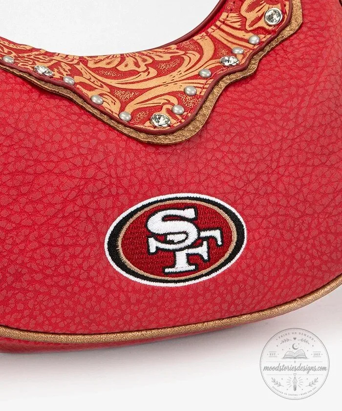San Francisco 49ers NFL Football Team Red Crossbody Bag Purse 19 San Francisco 49ers NFL Football Team Red Crossbody Bag Purse