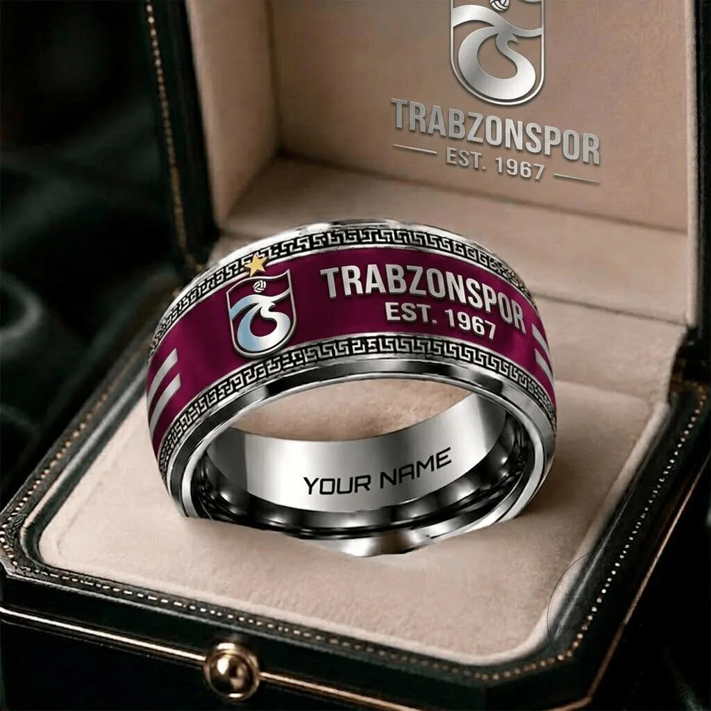 Trabzonspor Turkish Süper Lig Personalized Football Club Ring 2 Trabzonspor Turkish Süper Lig Personalized Football Club Ring