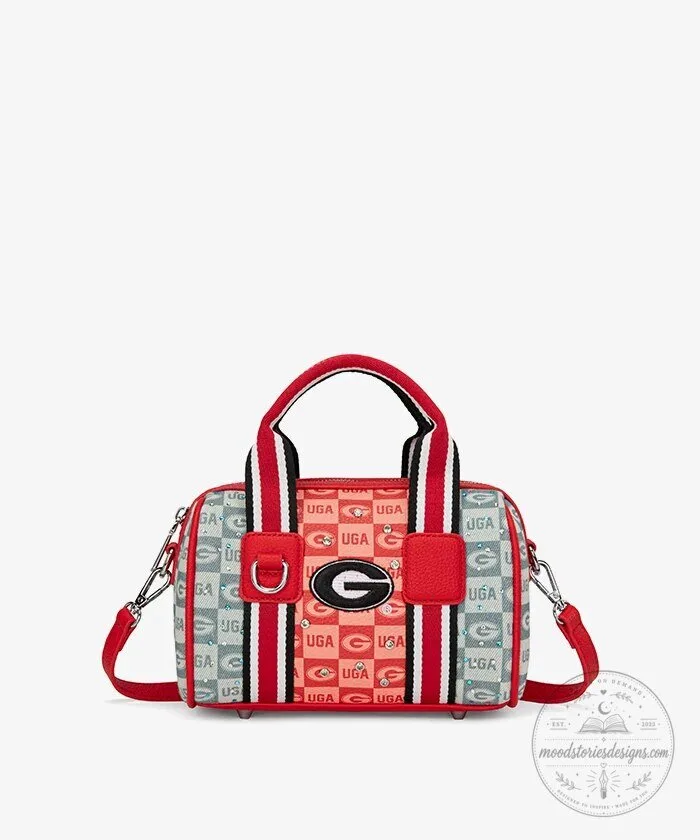 Georgia Bulldogs Mini Boston Bowling Bag with University of Georgia Logo