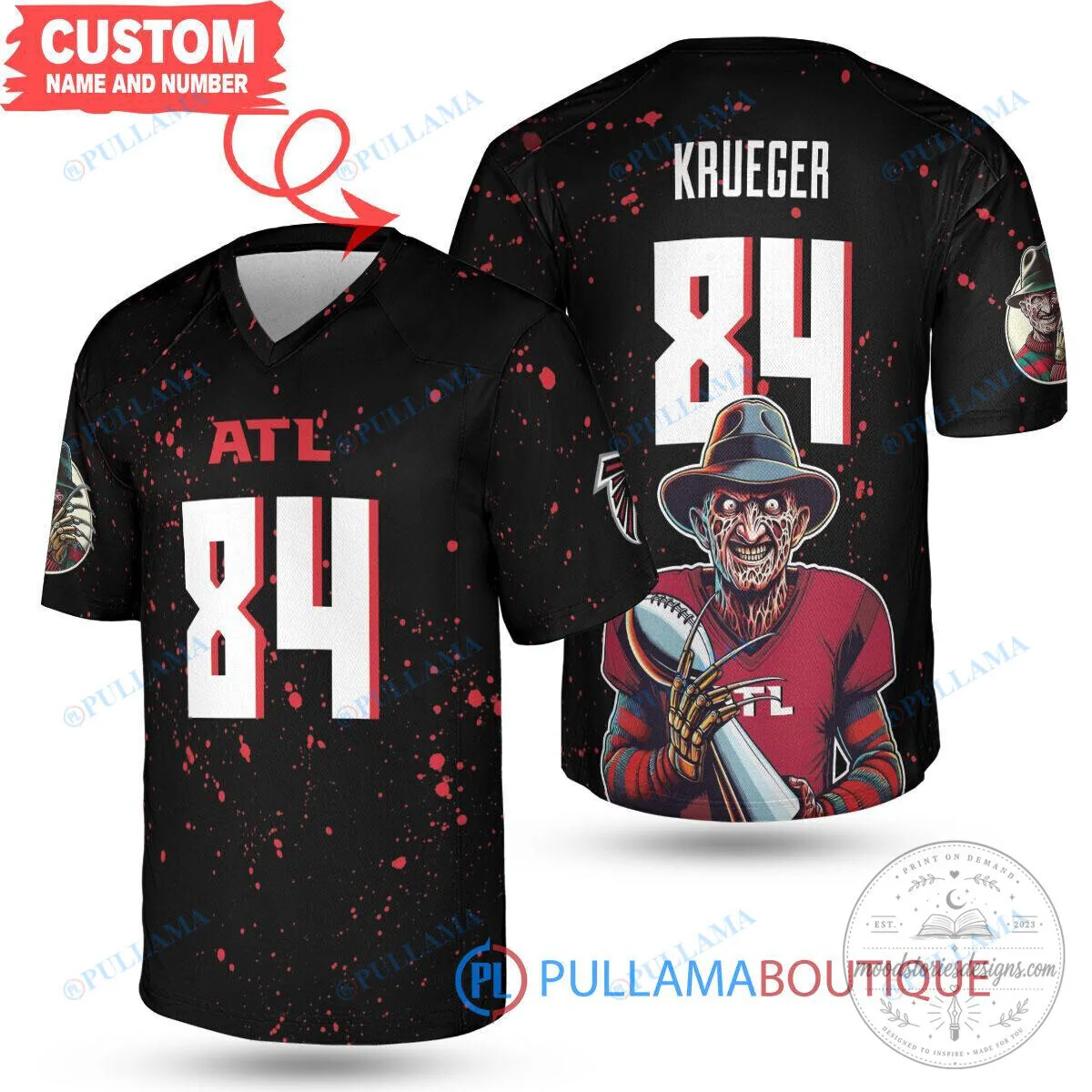 Freddy Krueger Atlanta Falcons Football Jersey