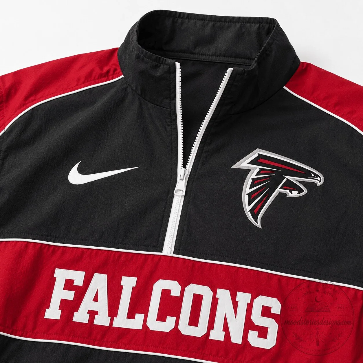 Atlanta Falcons Nike Flame V-Neck Zipper Jacket