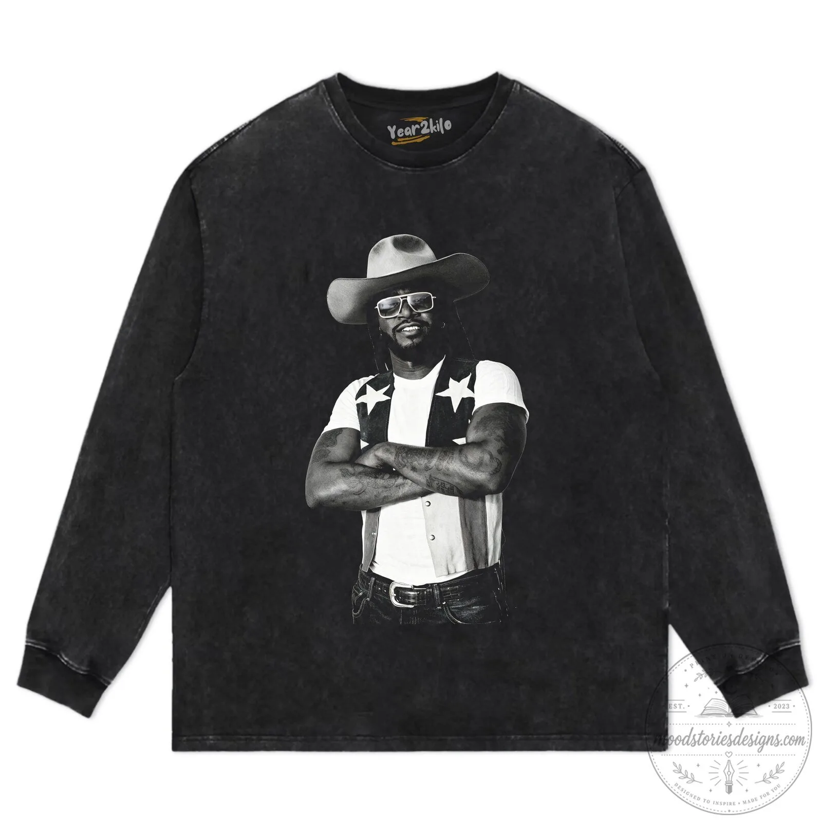 Shaboozey Country Music T-Shirt, Black Cowboy Hat and Vest Graphic Tee 16 Shaboozey Country Music T-Shirt, Black Cowboy Hat and Vest Graphic Tee