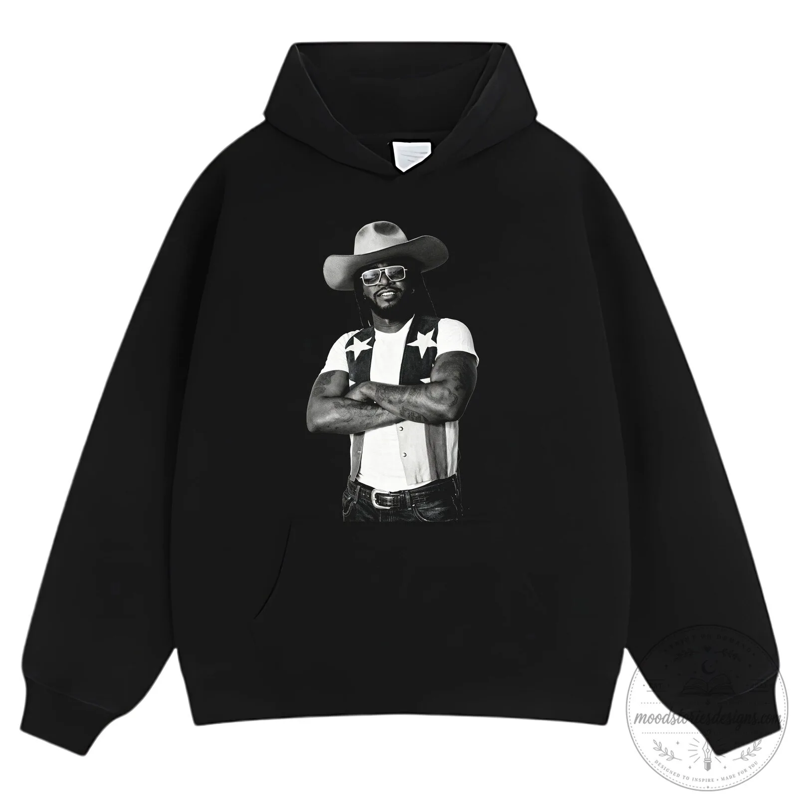 Shaboozey Country Music T-Shirt, Black Cowboy Hat and Vest Graphic Tee 17 Shaboozey Country Music T-Shirt, Black Cowboy Hat and Vest Graphic Tee