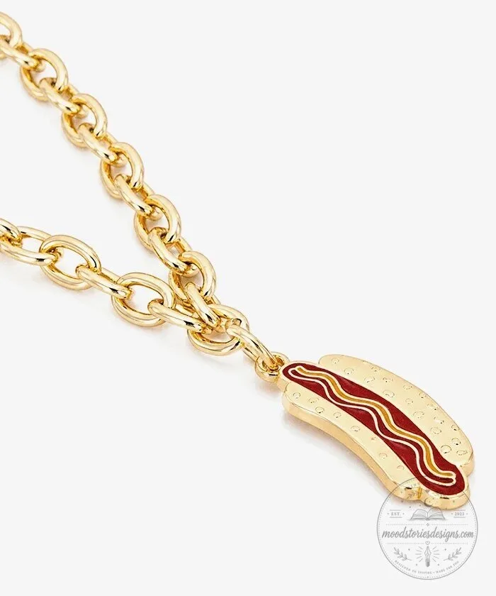 Miami Marlins Baseball Charm Gold Tone Chain with Lobster Clasps 15 Miami Marlins Baseball Charm Gold Tone Chain with Lobster Clasps