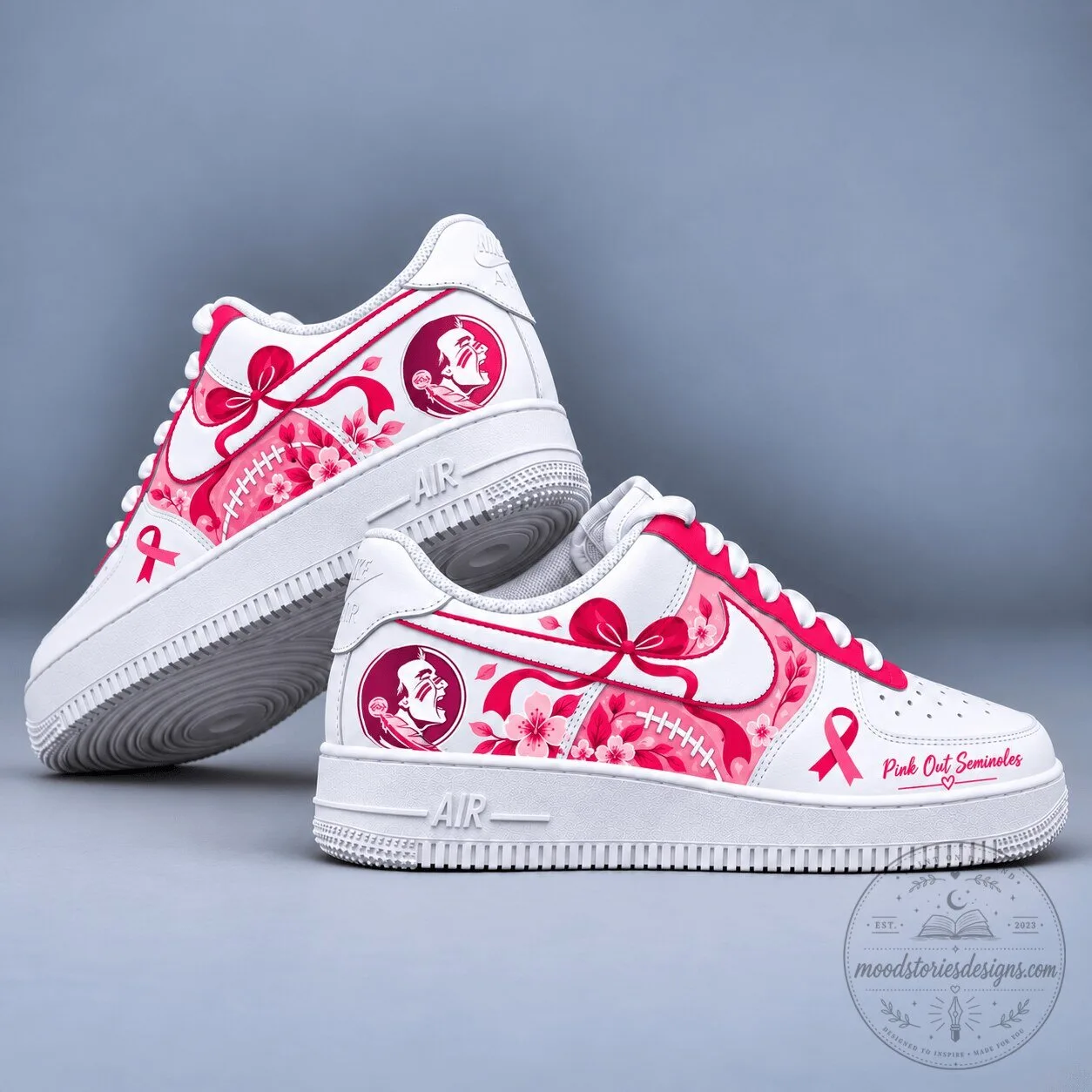 Florida State Seminoles Pink Out Breast Cancer Awareness Sneakers