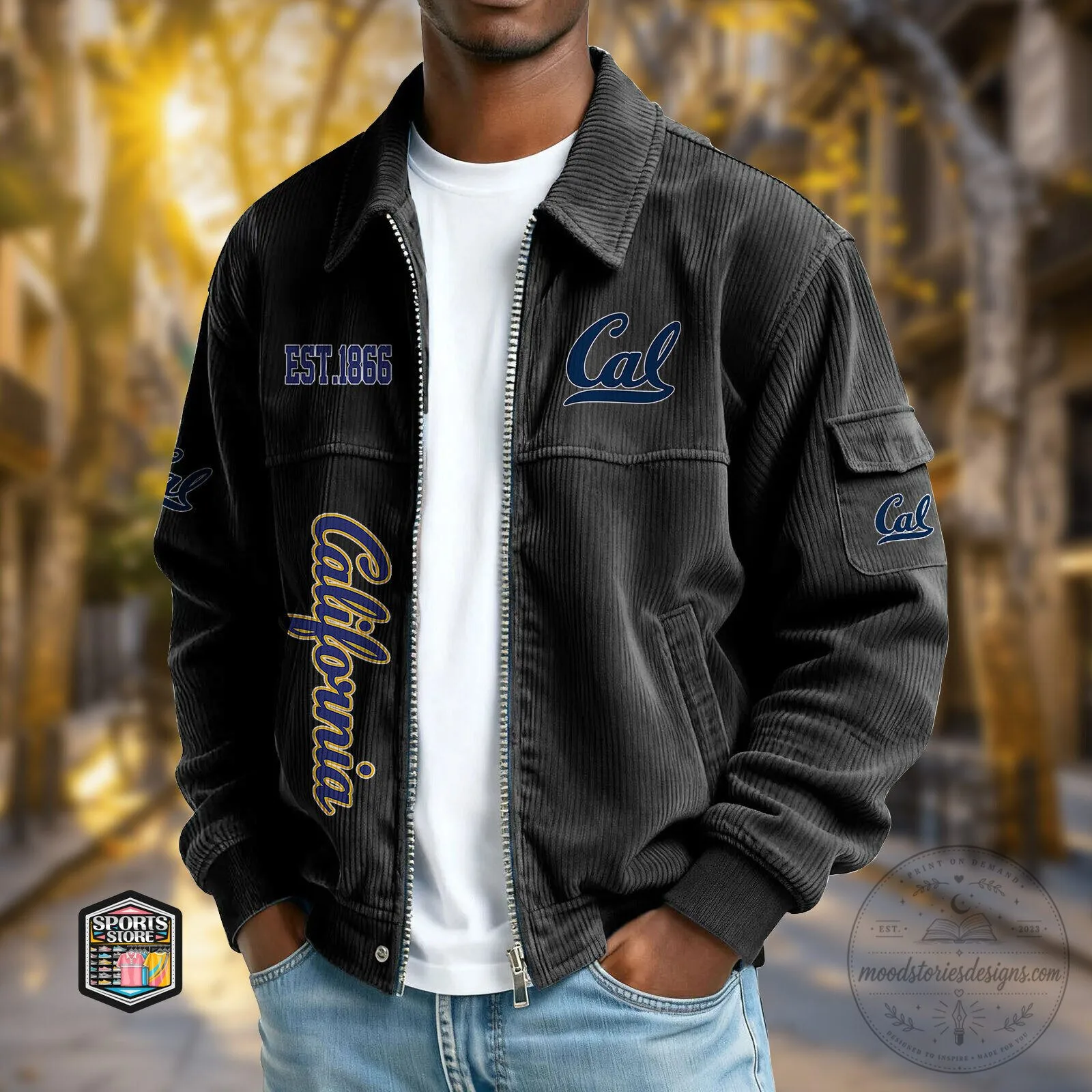California Golden Bears Established 1866 Corduroy Jacket