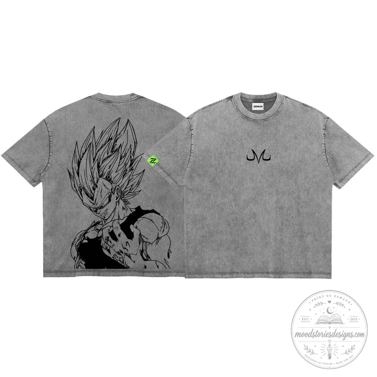 Majin Vegeta Dragon Ball Z Anime Manga Character Graphic T-Shirt