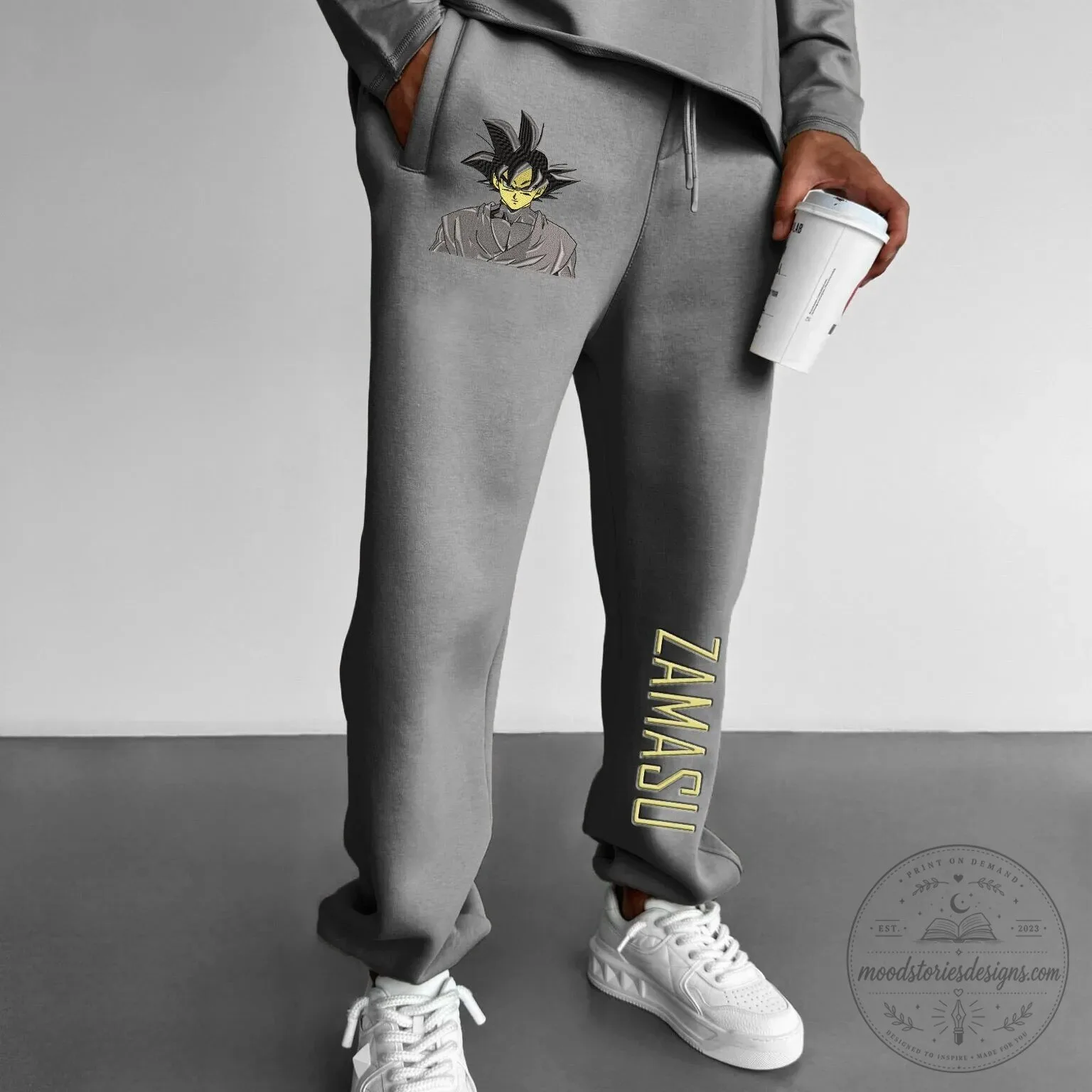 Dragon Ball Z Goku Black Super Saiyan Rose Zamasu Sweatpants