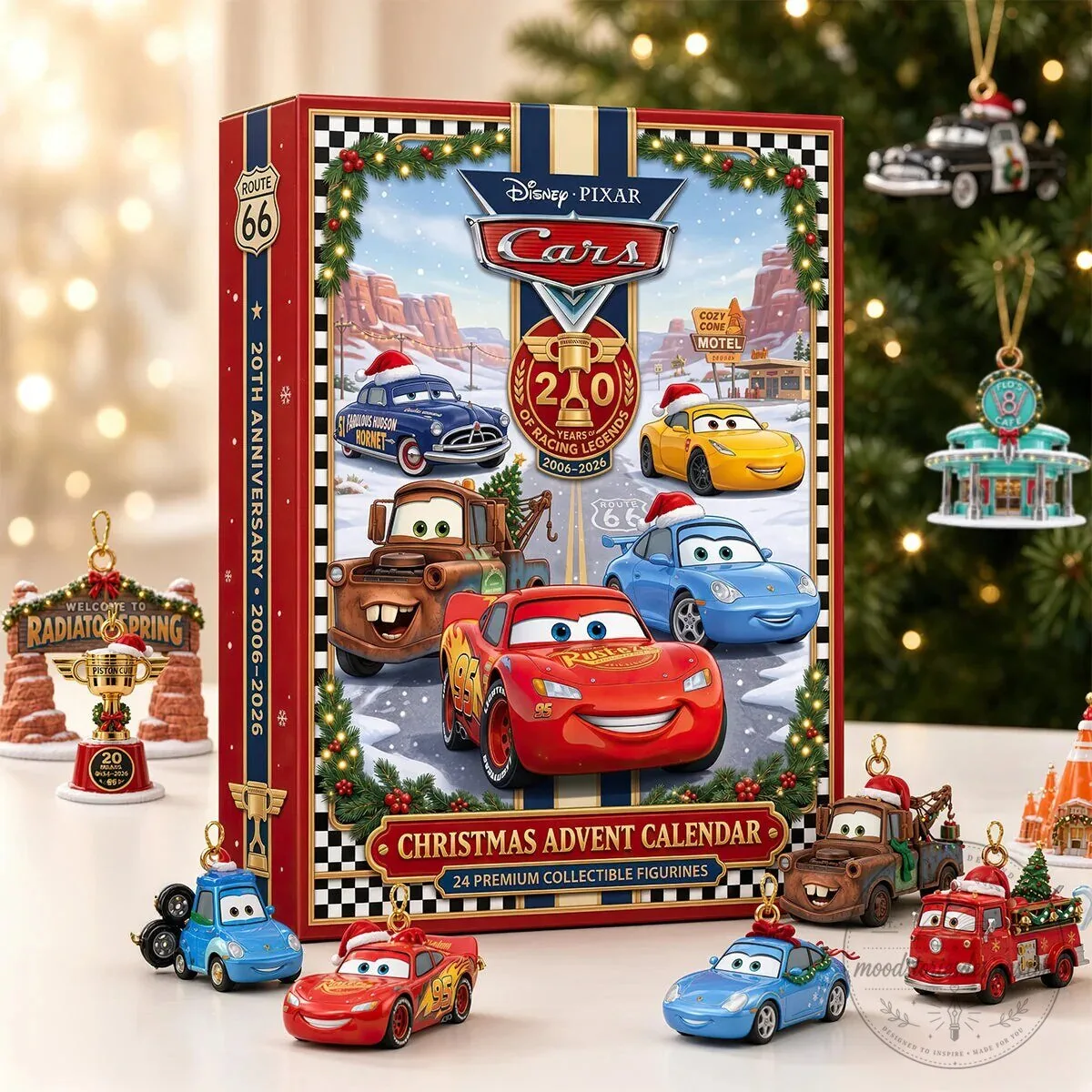 Disney Pixar Cars Christmas Advent Calendar with 24 Collectible Figurines 1 Disney Pixar Cars Christmas Advent Calendar with 24 Collectible Figurines