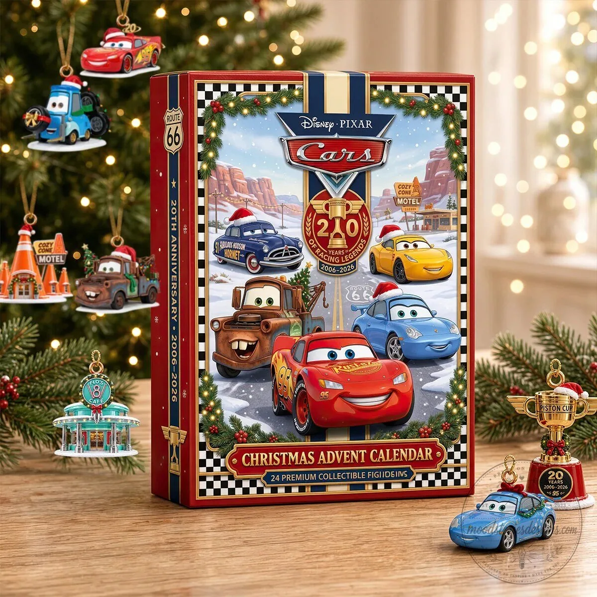 Disney Pixar Cars Christmas Advent Calendar with 24 Collectible Figurines 8 Disney Pixar Cars Christmas Advent Calendar with 24 Collectible Figurines
