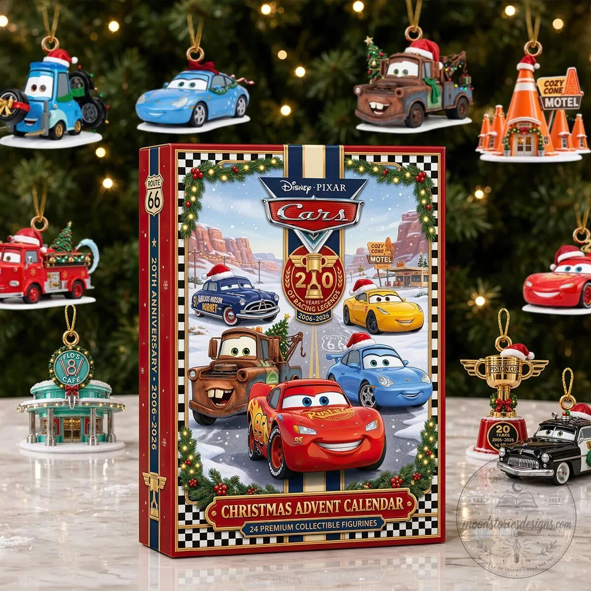 Disney Pixar Cars Christmas Advent Calendar with 24 Collectible Figurines 9 Disney Pixar Cars Christmas Advent Calendar with 24 Collectible Figurines