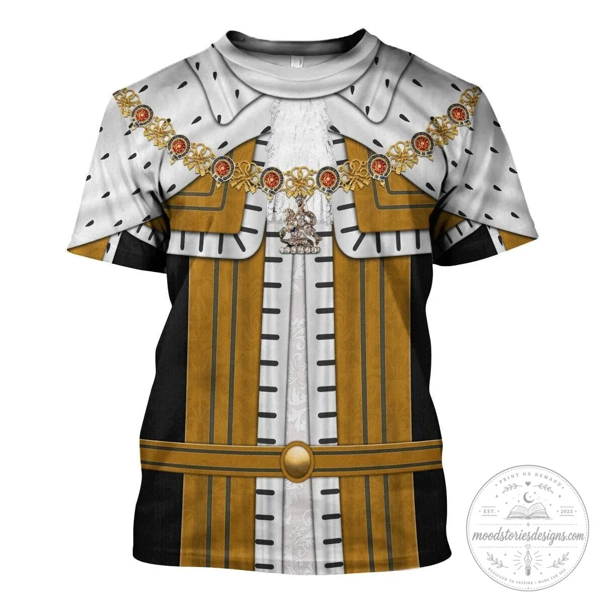 King George II of Great Britain Royal Robes Costume Hoodie and Pants Tracksuit 19 King George II of Great Britain Royal Robes Costume Hoodie and Pants Tracksuit