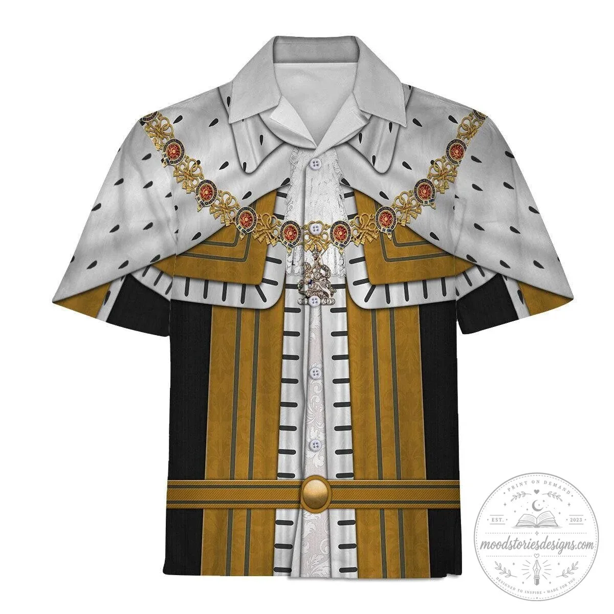 King George II of Great Britain Royal Robes Costume Hoodie and Pants Tracksuit 22 King George II of Great Britain Royal Robes Costume Hoodie and Pants Tracksuit