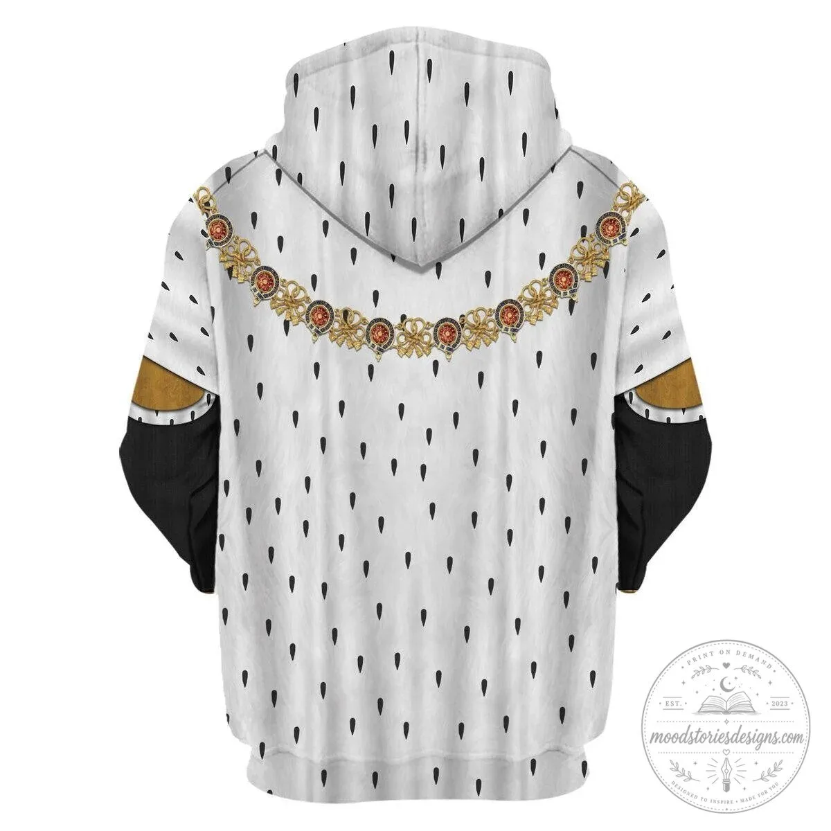 King George II of Great Britain Royal Robes Costume Hoodie and Pants Tracksuit 23 King George II of Great Britain Royal Robes Costume Hoodie and Pants Tracksuit