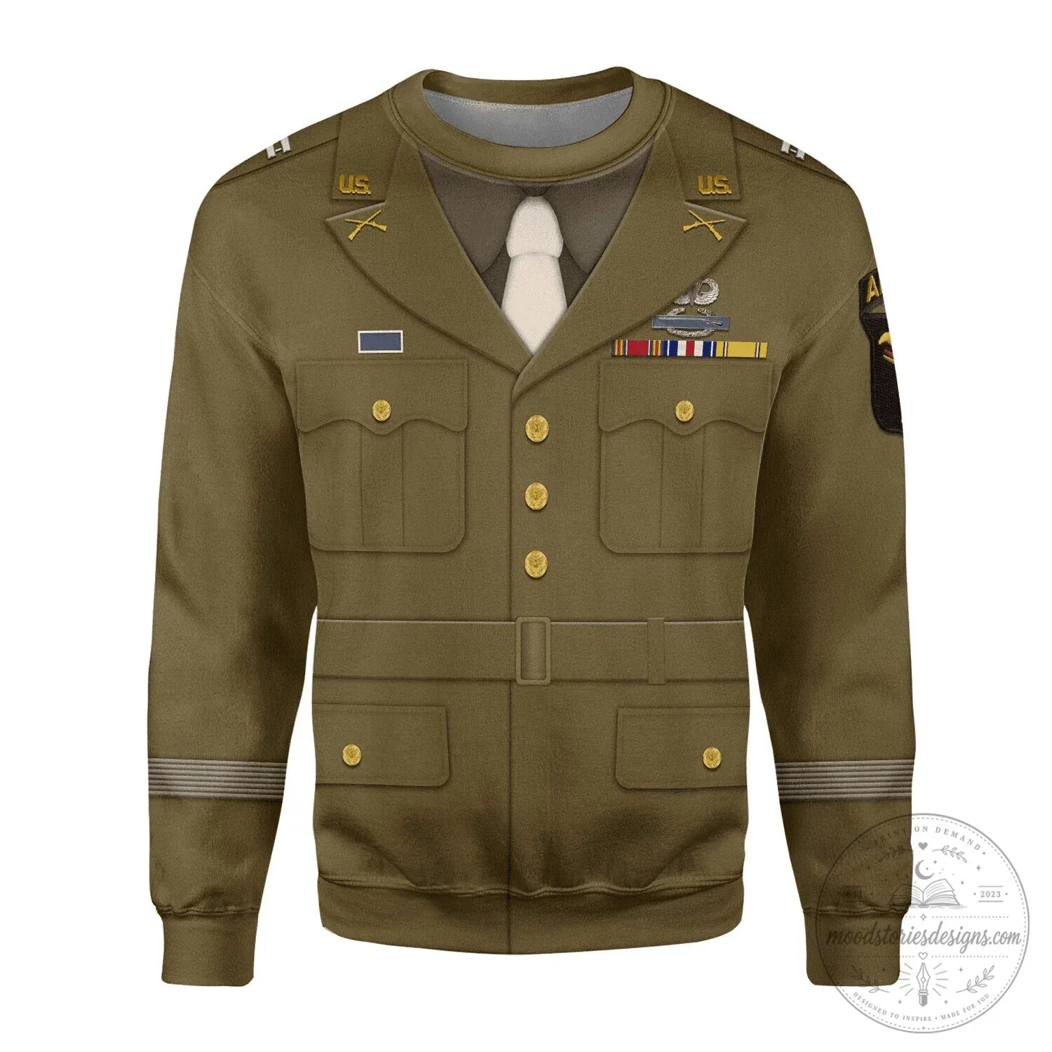United States General World War II Costume Military Uniform Hoodie 16 United States General World War II Costume Military Uniform Hoodie