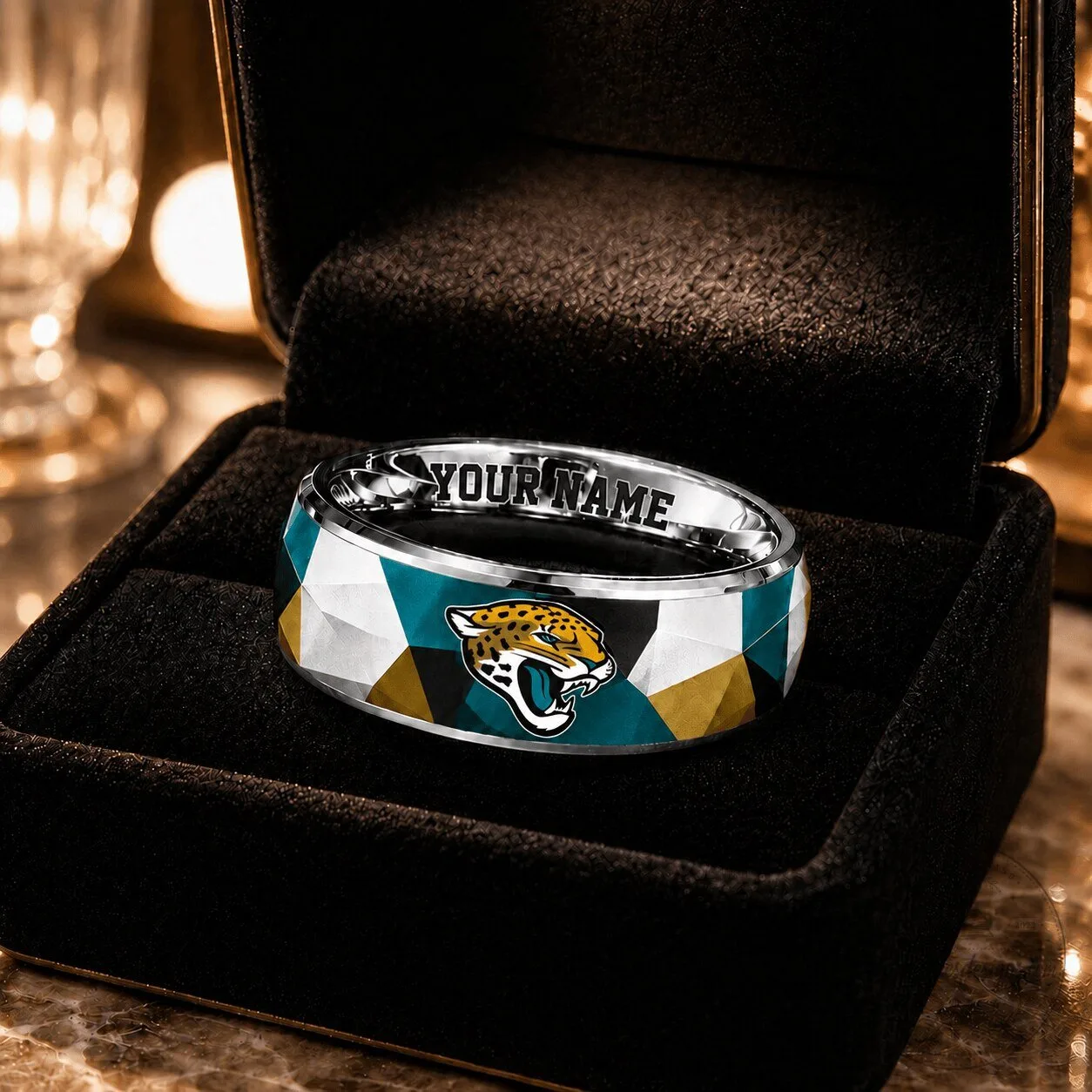 Jacksonville Jaguars NFL Custom Name Ring