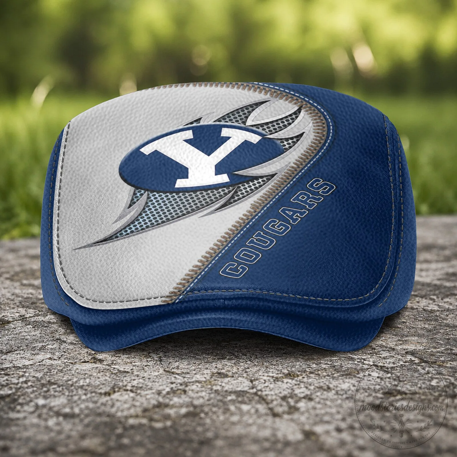 Brigham Young University Cougars NCAA Golf Flat Cap Hat 10 Brigham Young University Cougars NCAA Golf Flat Cap Hat