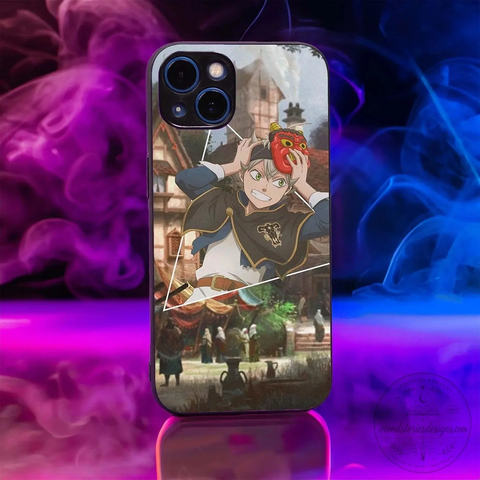 Phone Case featuring Asta from Black Clover Anime Character Art