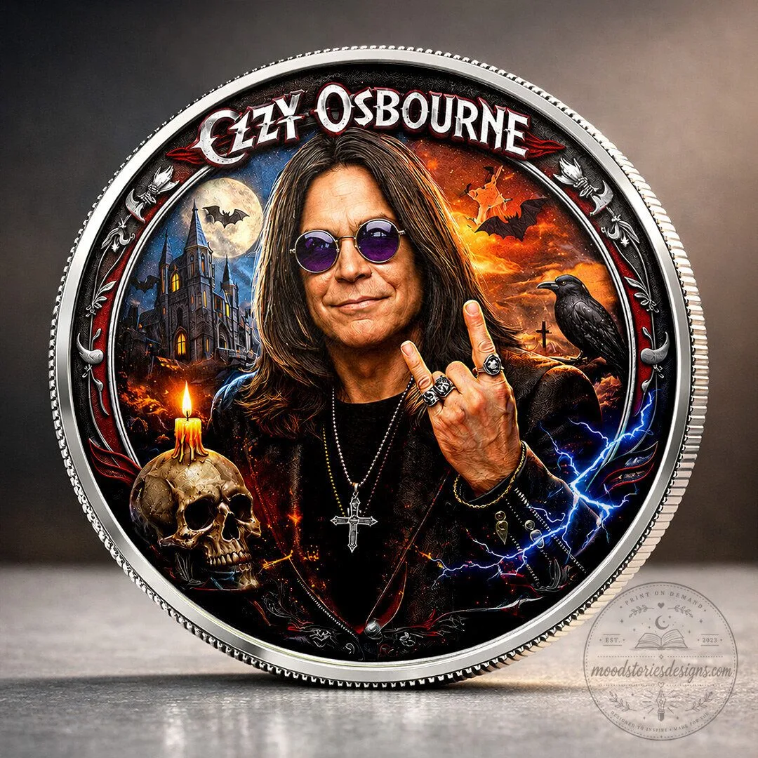 Ozzy Osbourne Heavy Metal Rock Legend Commemorative Gold Coin 10 Ozzy Osbourne Heavy Metal Rock Legend Commemorative Gold Coin