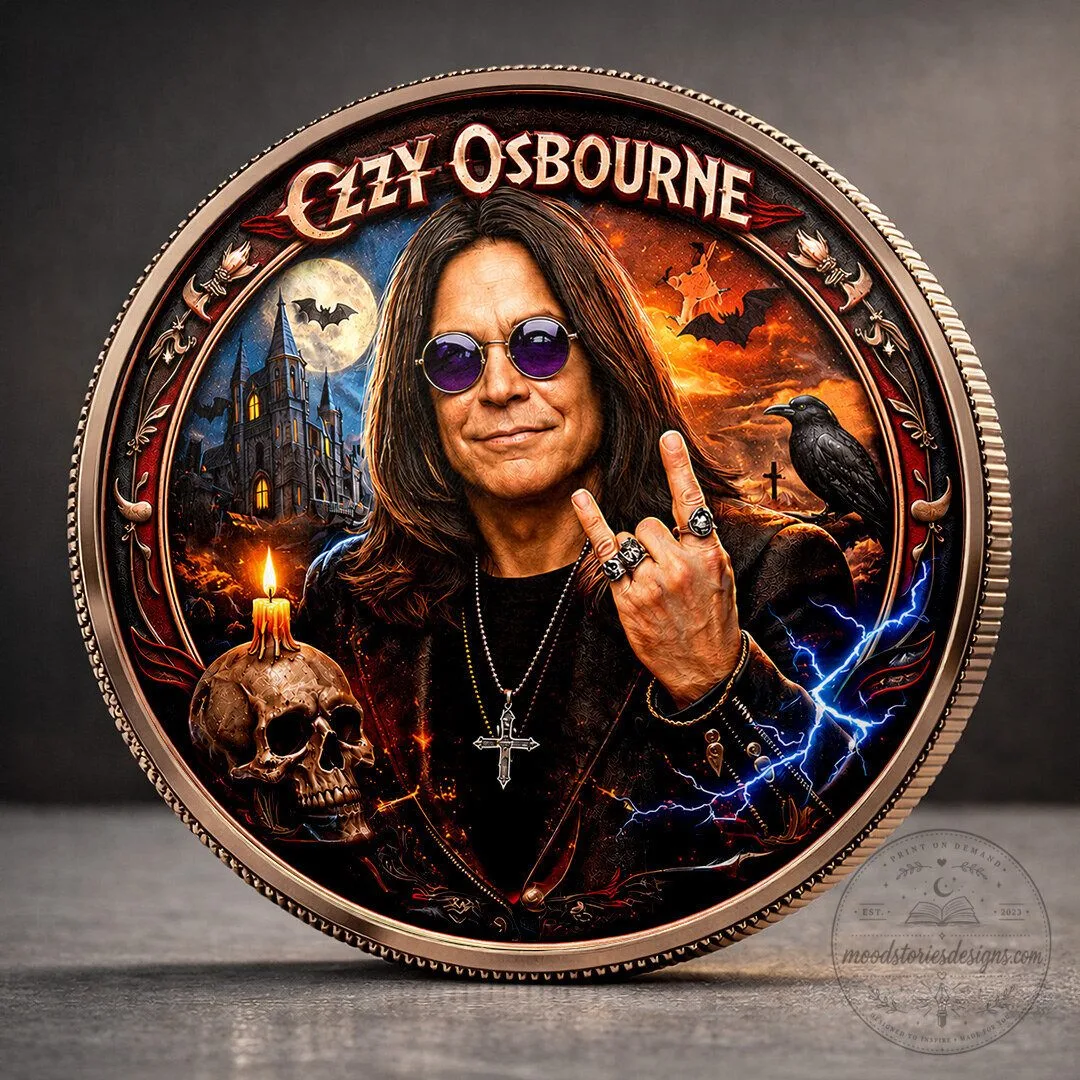 Ozzy Osbourne Heavy Metal Rock Legend Commemorative Gold Coin 11 Ozzy Osbourne Heavy Metal Rock Legend Commemorative Gold Coin