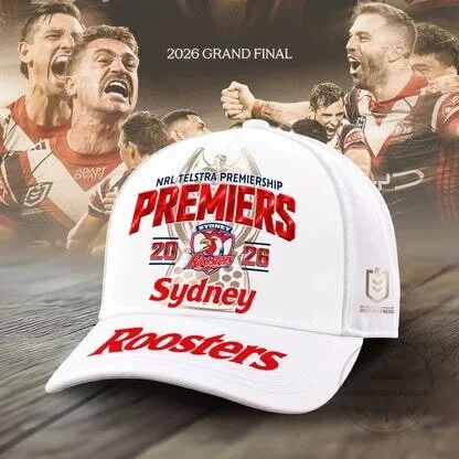 Sydney Roosters 2026 NRL Telstra Premiership Grand Final Premiers Cap 2 Sydney Roosters 2026 NRL Telstra Premiership Grand Final Premiers Cap