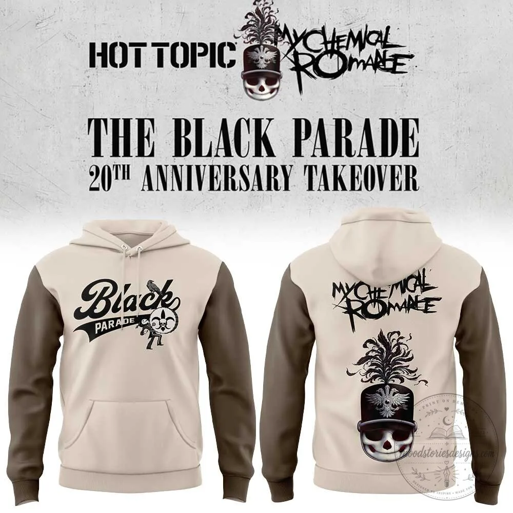 The Black Parade 20th Anniversary Takeover Hoodie by My Chemical Romance 1 The Black Parade 20th Anniversary Takeover Hoodie by My Chemical Romance