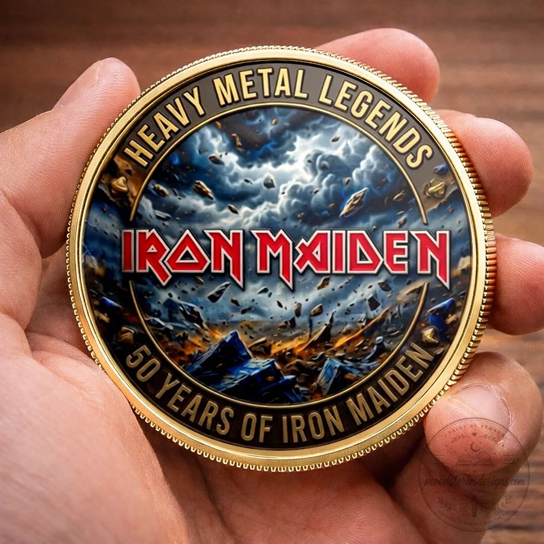 Iron Maiden 50th Anniversary Heavy Metal Legend Commemorative Coin 14 Iron Maiden 50th Anniversary Heavy Metal Legend Commemorative Coin
