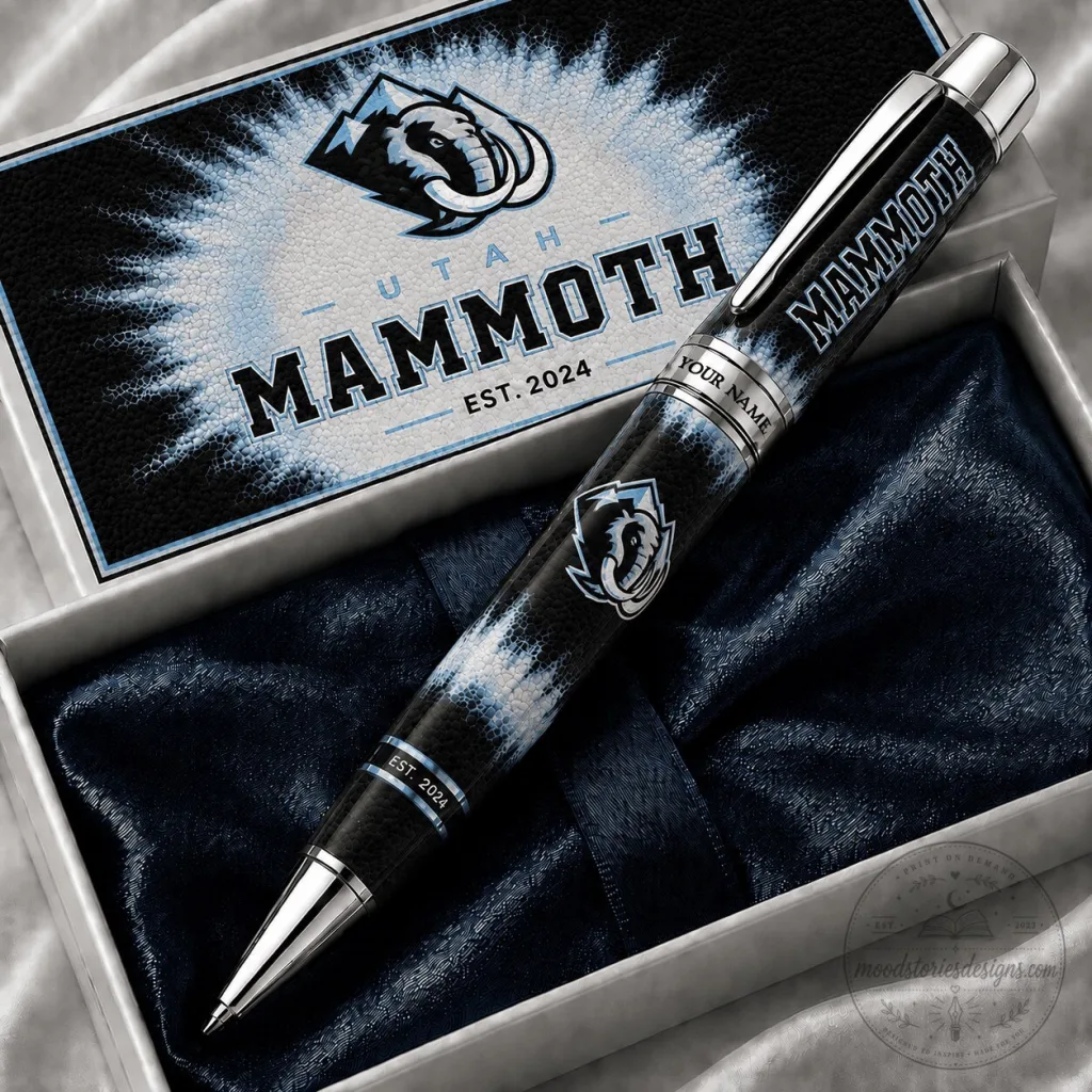 Utah Mammoth Ice Hockey Team Personalized Ballpoint Pen Gift Utah Mammoth Ice Hockey Team Personalized Ballpoint Pen Gift