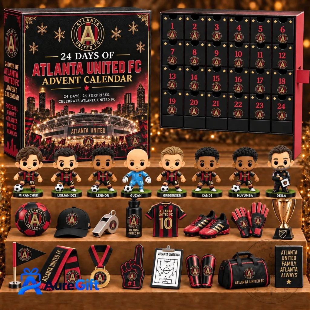 Atlanta United FC Major League Soccer Personalized 24 Days Of Advent Calendar Blind Box Atlanta United FC Major League Soccer Personalized 24 Days Of Advent Calendar Blind Box