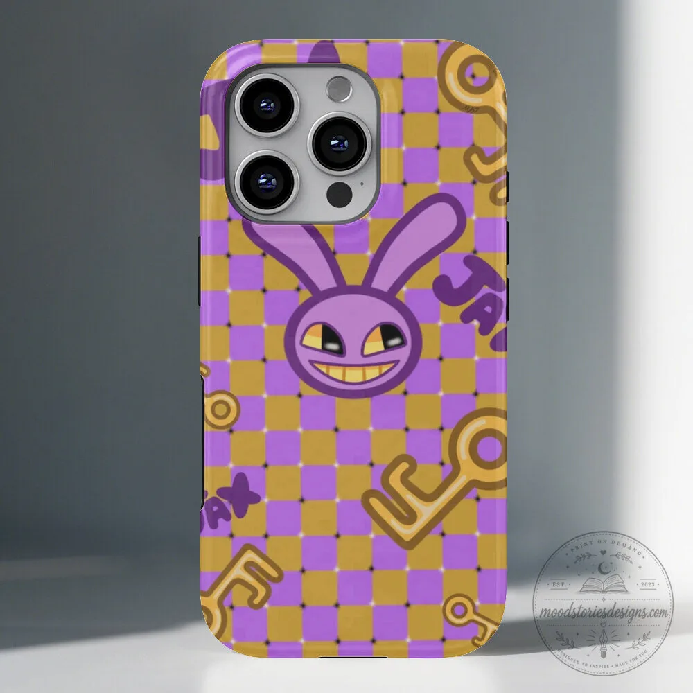 The Amazing Digital Circus Jax Purple Rabbit Character Phone Case 4 The Amazing Digital Circus Jax Purple Rabbit Character Phone Case