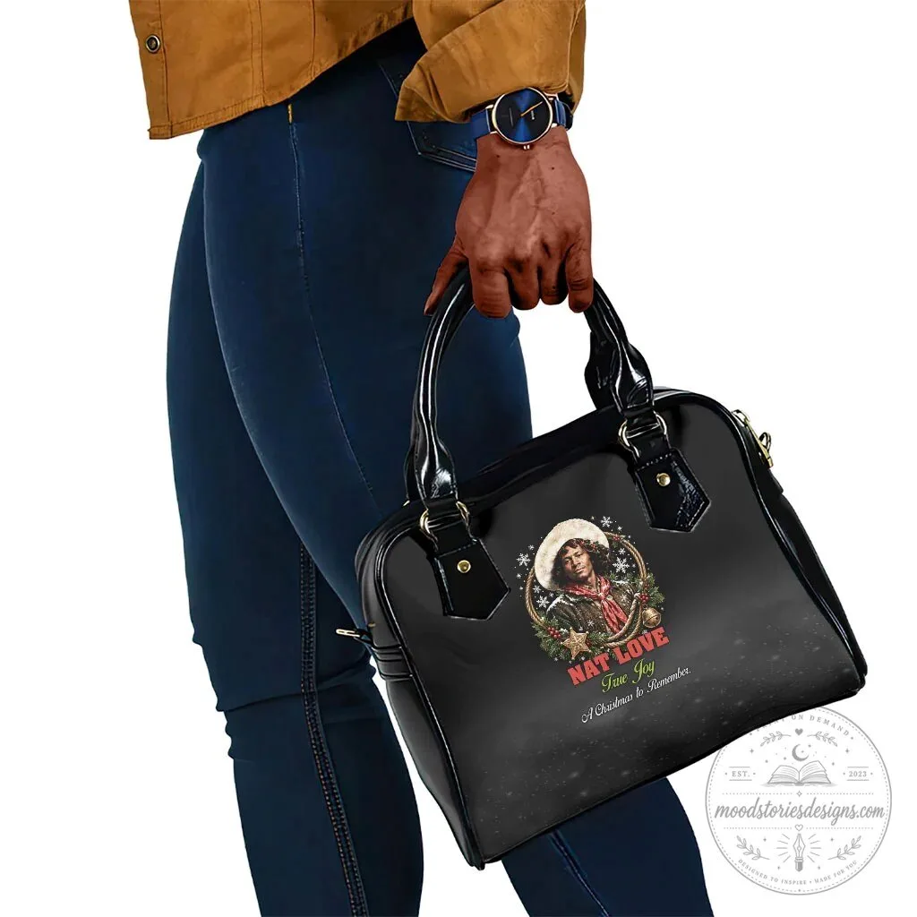 Nat Love Wild West Christmas Portrait Art Shoulder Handbag 10 Nat Love Wild West Christmas Portrait Art Shoulder Handbag