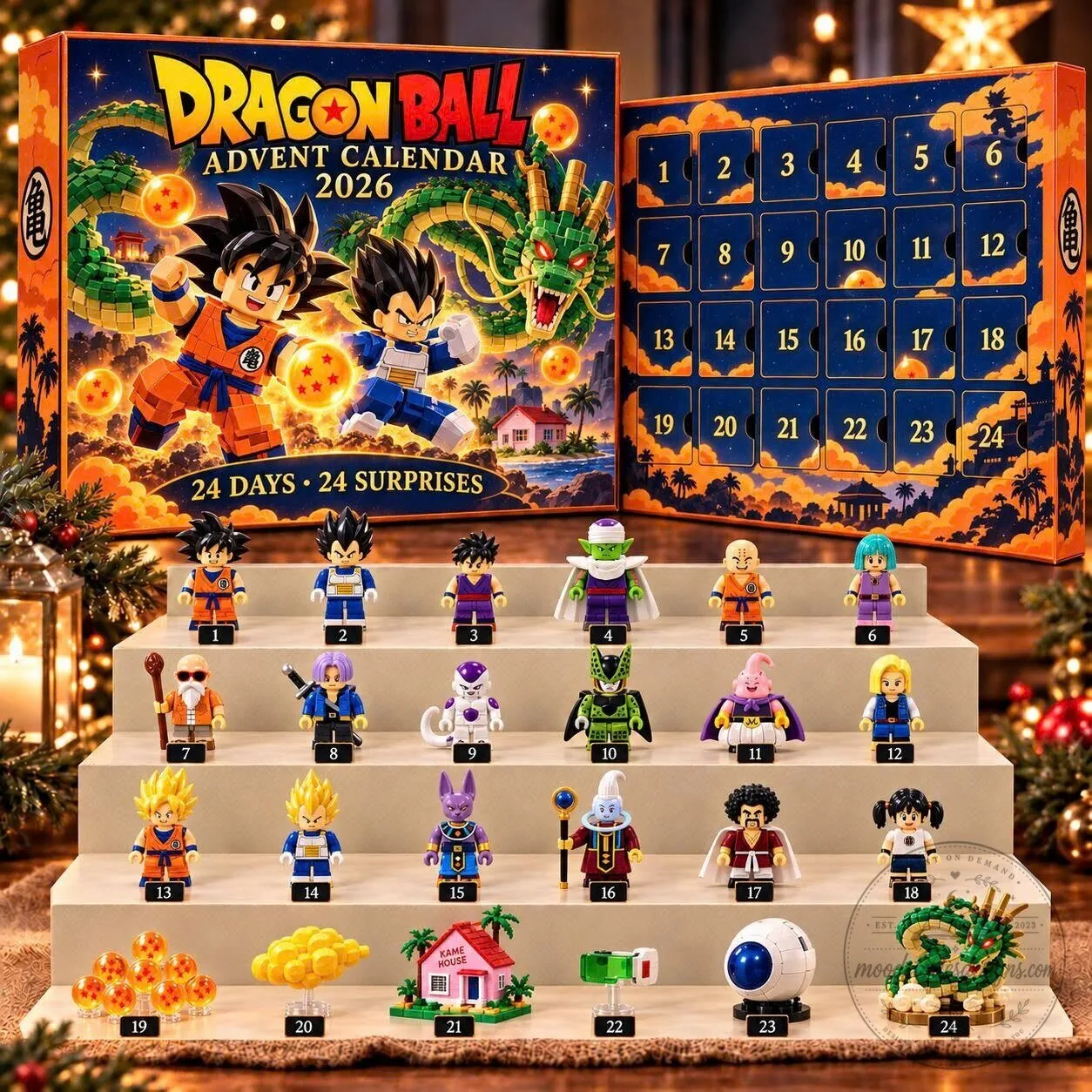 Dragon Ball Z 2026 Advent Calendar with 24 Surprise Mini Figures and Accessories 3 Dragon Ball Z 2026 Advent Calendar with 24 Surprise Mini Figures and Accessories