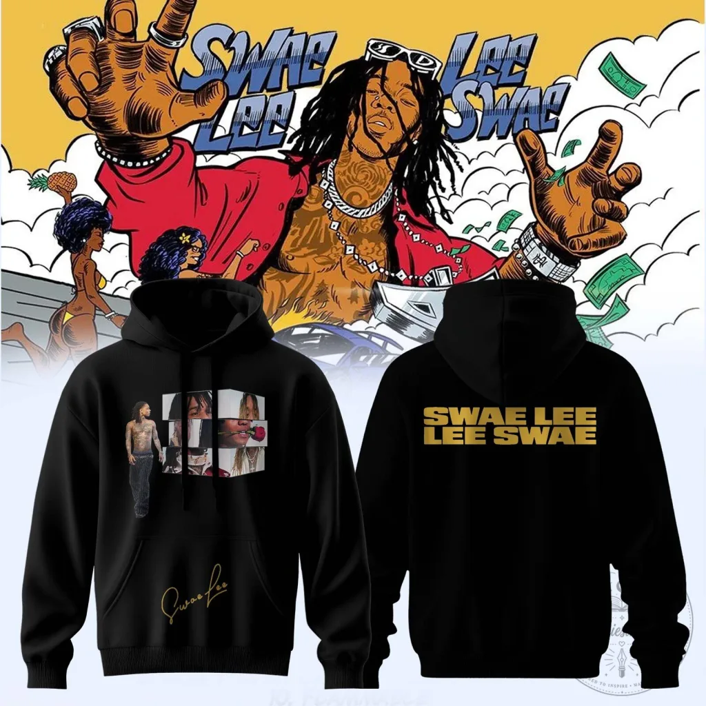 Swae Lee Same Difference Tour Signature Limited Edition Black Hoodie Swae Lee Same Difference Tour Signature Limited Edition Black Hoodie